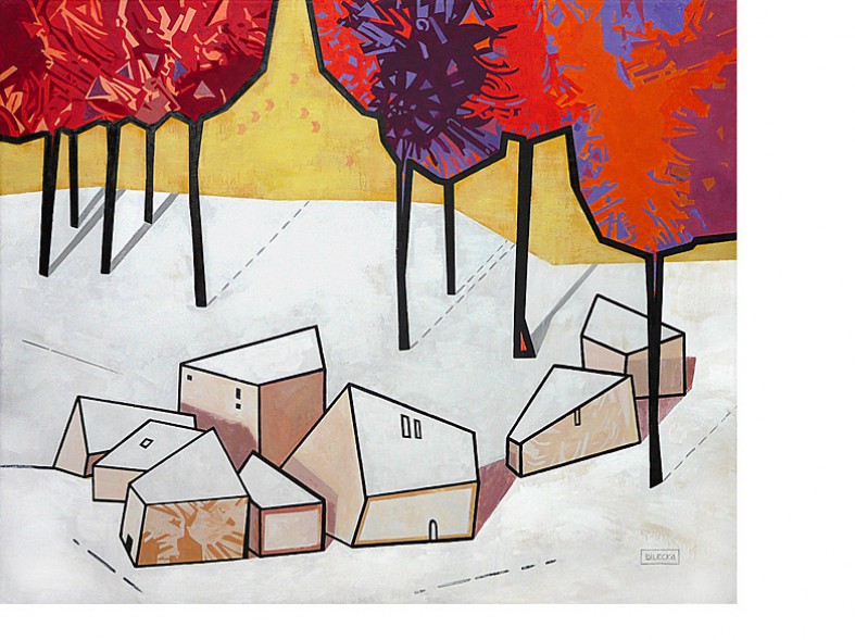 Ghost Town XI / 60 x 73 / sold