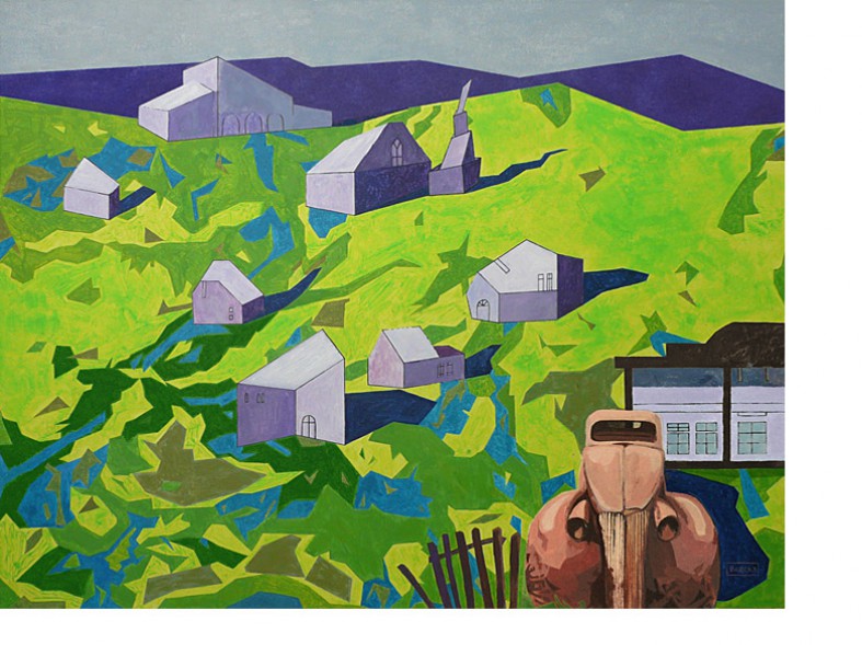 Ghost Town XII / 70 x 90 / sold