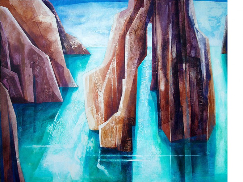 Waterland XVII / 80 x 100 / sold