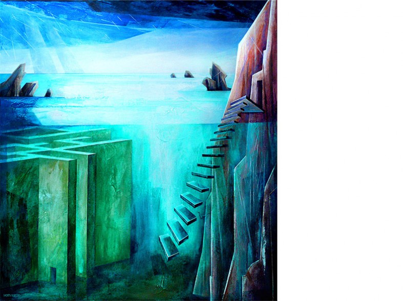 Waterland XVI / 120 x 110 / sold