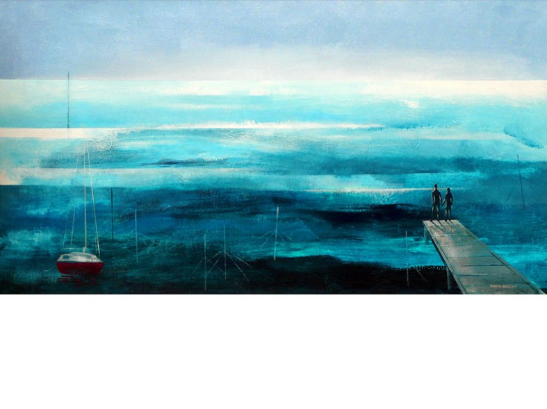 Waterland - Genesis 03 / 50x100 cm / sold