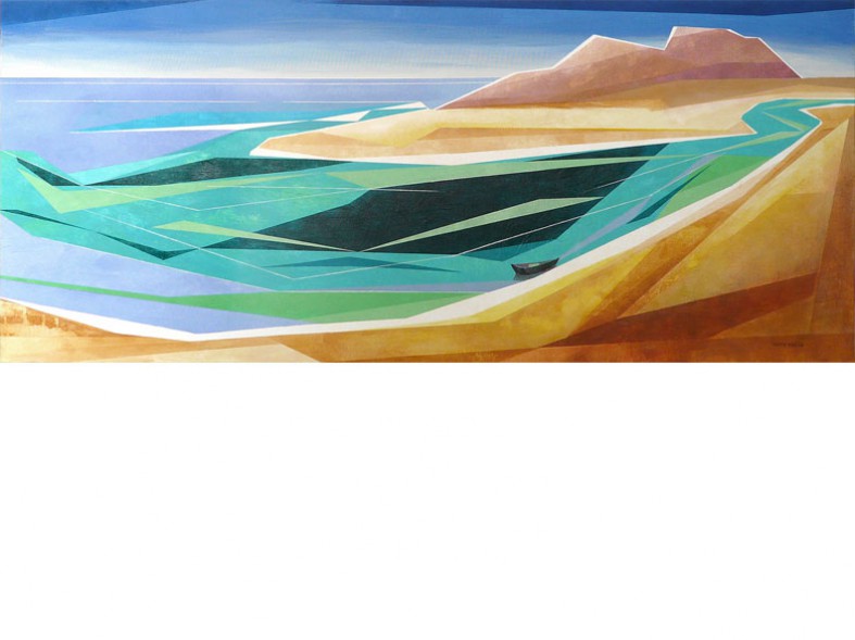 Waterland 108 - Rivers / 50x100 cm