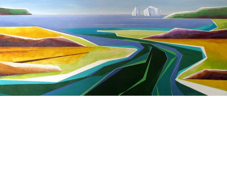 Waterland 107 - Rivers / 60x120 cm / sold