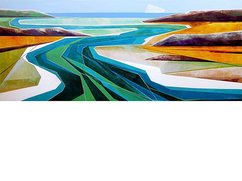 Waterland 100 - Rivers / 60x120 cm / sold