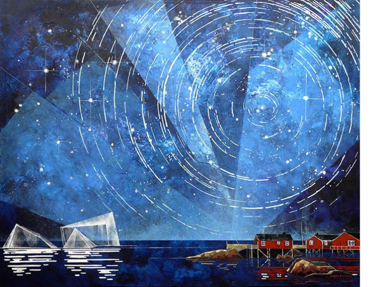 Waterland - At Night / 80x100 cm / sold
