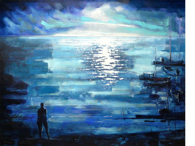 Waterland - Oblivion / 80x100 cm / sold