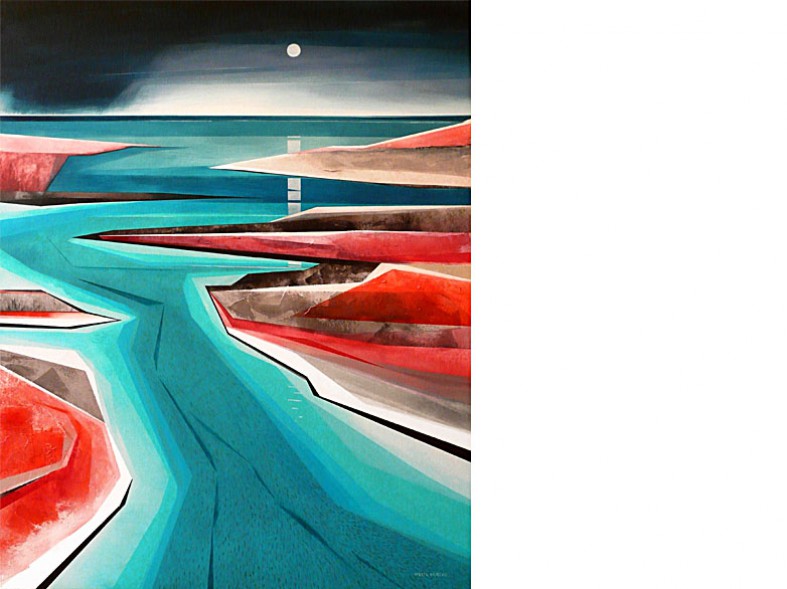 Waterland Genesis 08 / 60 x 120 cm / 2017 / sold
