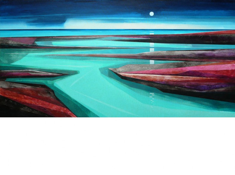 Waterland Genesis 07 / 60 x 120 cm / 2017 / sold