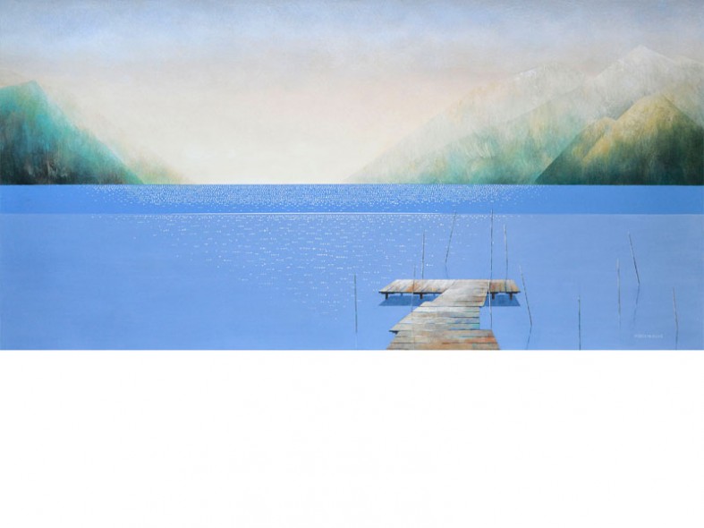 Blue Universe 3 / 60 x 120 / sold
