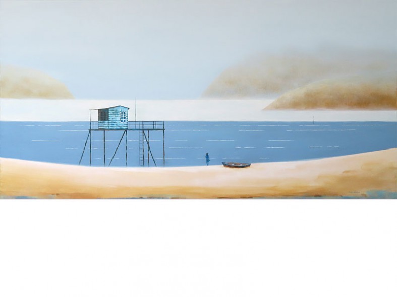 Perfect Moment with the Fog / 70 x 140 / sold