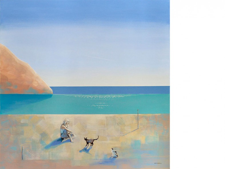 Perfect Summer - Melancholy / 80x80 in a private collection